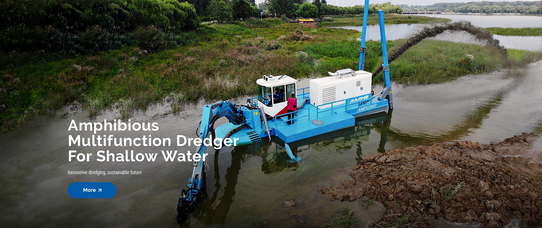 amphibious multipurpose dredger
