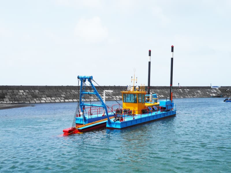 مضخة كراكة الرمال JLCSD200، سعة 500 متر مكعب/ساعة، عمق التجريف 6.0 متر