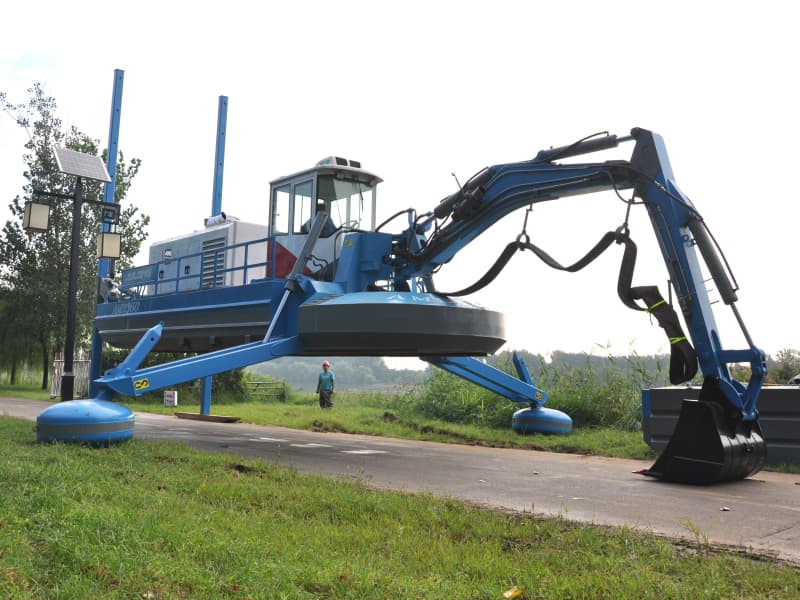 جرافة برمائية ذاتية الدفع متعددة الوظائف (500 متر مكعب/ساعة) للمناطق المائية الضحلة