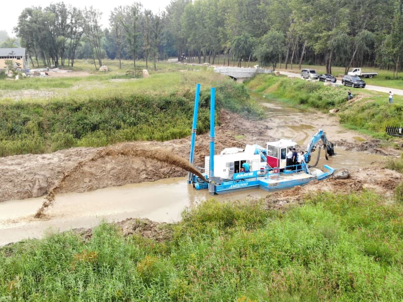 جرافة برمائية ذاتية الدفع متعددة الوظائف (500 متر مكعب/ساعة) للمناطق المائية الضحلة