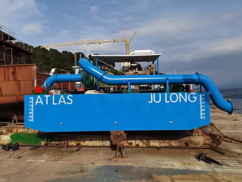 معزز مضخة محطة الضخ العائمة لزيادة مسافة تصريف الكراكة